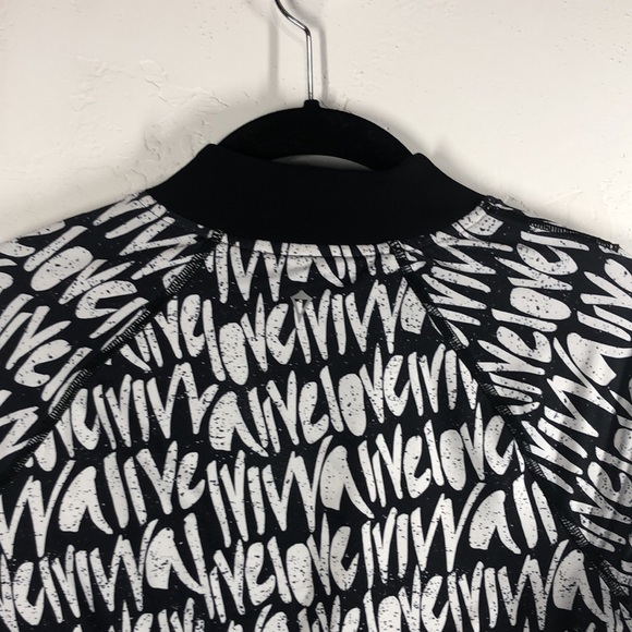 Ivivva Lululemon black and white reversible jacket size 14 - Picture 8 of 16